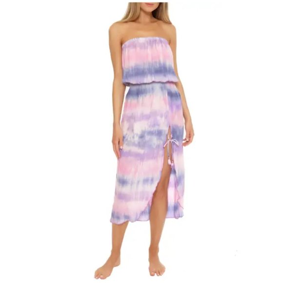 NWT Becca Free Bird Tie Dye Cover-Up Dress - Medium - Picture 1 of 4